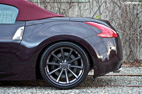 Stunning Nissan 370Z Convertible Rocking Black Vossen Rims — CARiD.com Gallery