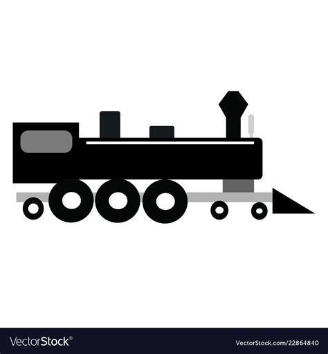 Side view of a train Royalty Free Vector Image