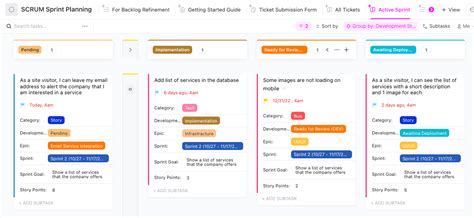 Scrum Sprint Planning Excel Template