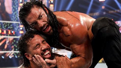 Roman Reigns Attacks Jimmy Uso, Forces Jey To Quit At WWE Hell In A Cell