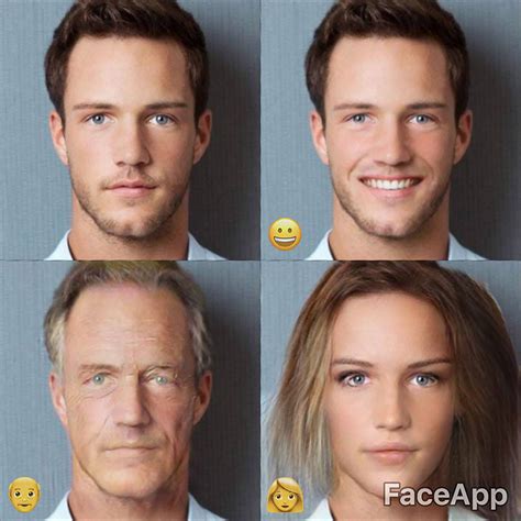 FaceApp, An App That Uses Artificial Intelligence to Add a Smile or Change Age and Gender in Photos