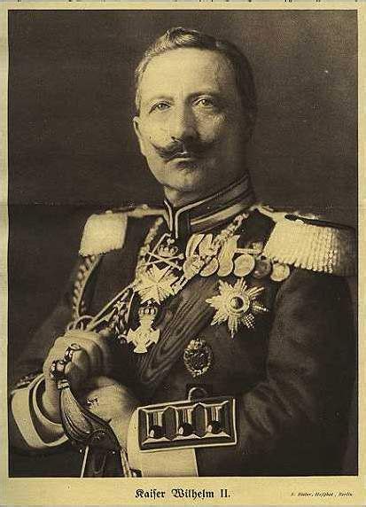 Kaiser Wilhelm II was the leader of Germany during WWI. Germany was ...