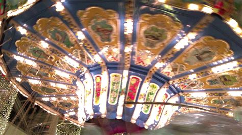 Merry Go Round in a Carousel 2017812 Stock Video at Vecteezy