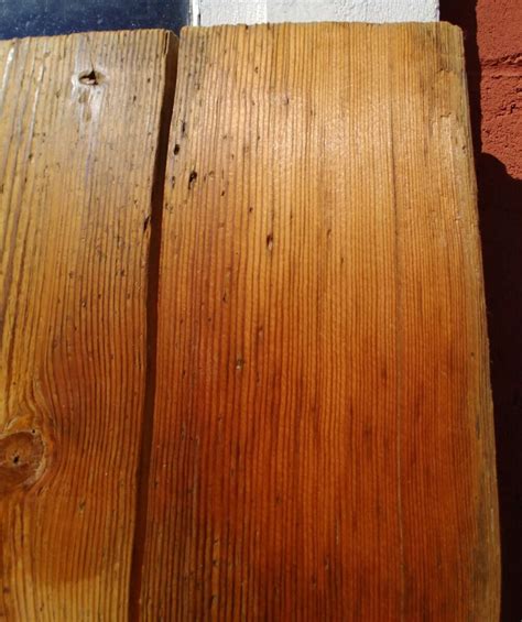 Reclaimed Wide Plank Antique Red Pine Flooring - Old Wood Workshop ...