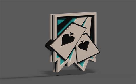 Ace Logo in 3d (OC) : r/Rainbow6