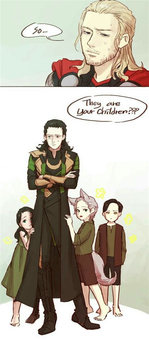 Loki's Children - Loki's Kids by SarahsPortfolio on DeviantArt : Fenrir was the eldest of three ...