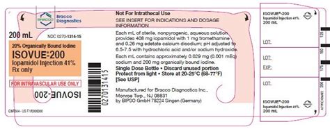 Isovue - FDA prescribing information, side effects and uses