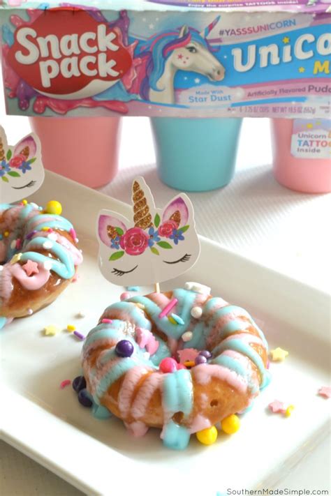 Enchanted Unicorn Doughnuts - Southern Made Simple