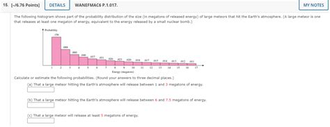 Solved that releases at least one megaton of energy, | Chegg.com