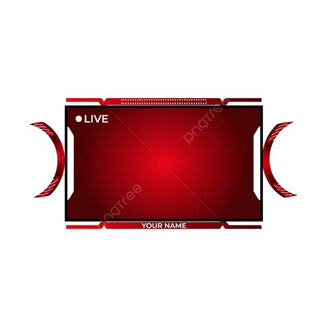 Red Twitch Overlay Png