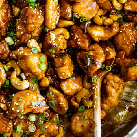 Easy Sticky Cashew Chicken - Simply Delicious