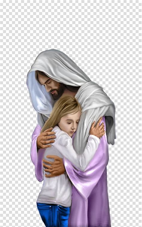 Jesus Hugging Child Clip Art