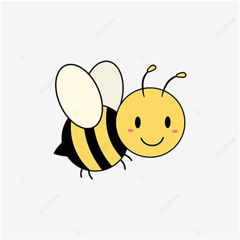 Bee Animation Clipart Transparent Background, Cute Hardworking Bee Clipart Cartoon Animal Bee ...