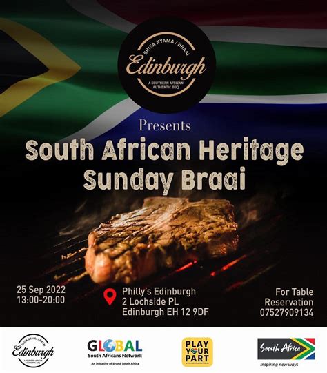 South African Heritage Sunday Braai – The NEN – North Edinburgh News