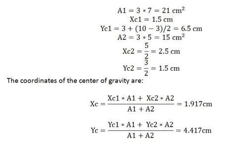 center of gravity formula - Wendy Henderson