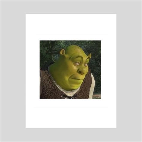 Shrek Meme Drip, an art print by Remmi Gowin - INPRNT