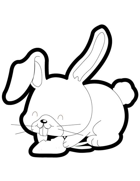 Cutie Baby Bunny Coloring Pages