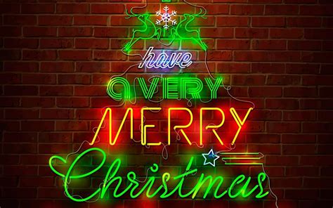 Neon Christmas Wallpapers - Top Free Neon Christmas Backgrounds ...