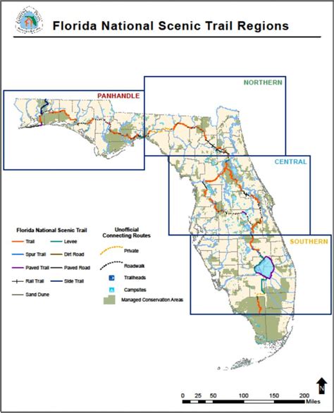 Florida National Scenic Trail - About The Trail - Thousand Trails ...