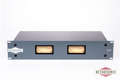 Retrosonic Pro Audio R2VU Dual Analog VU-meter