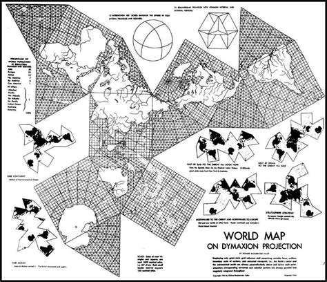 Buckminster Fuller Dymaxion Map - map : Resume Examples #A19XBX0NV4