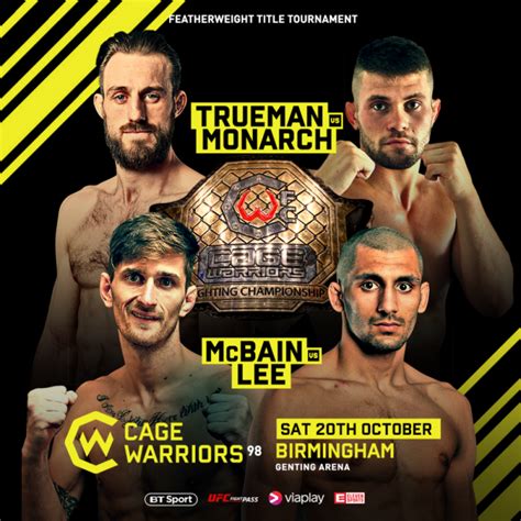 Cage Warriors Featherweight Champion to be decided in Birmingham | I Am Birmingham