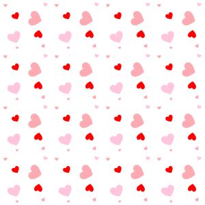 VALENTINE BACKGROUND | Pink and Red Valentine Heart background - small pink and red hearts on ...