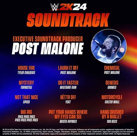 Post Malone curates WWE 2K24 soundtrack, with Turnstile,… | Kerrang!