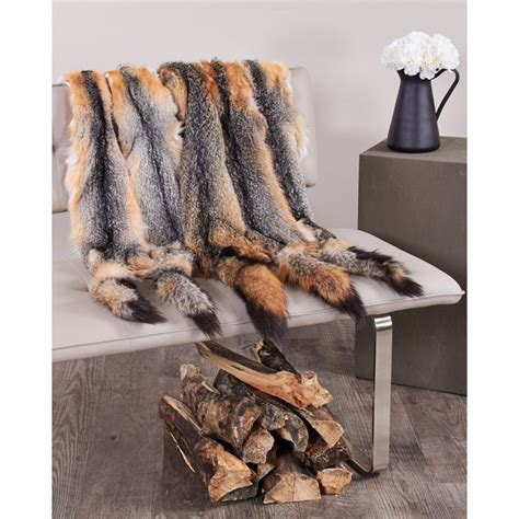 Grey Fox Fur Pelts / Tanned Skins: FurSource.com