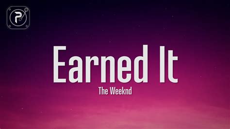 The Weeknd - Earned It (Lyrics) - YouTube Music