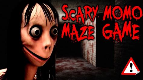 WE CAN'T ESCAPE FROM MOMO IN THIS HAUNTED MAZE! [Scary Momo Maze Horror Game] #Momo - YouTube