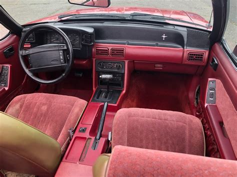 1990 Ford Mustang LX Convertible Interior | Barn Finds