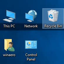 Enable desktop icons in Windows 10