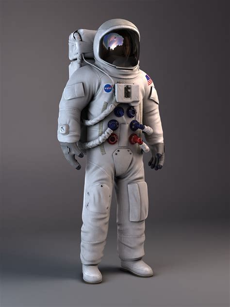 NASA Astronaut Apollo 11 - 3D Model by SQUIR