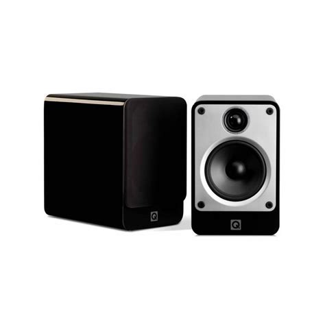 Q acoustics Concept 20 Bookshelf Speakers Black (Pair) - Audiophonics