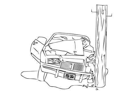 Car Crash Drawing at GetDrawings | Free download