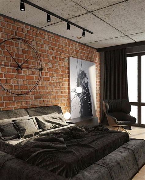 34 Stunning Rustic Interior Design Ideas That You Will Like - MAGZHOUSE | Industrial bedroom ...