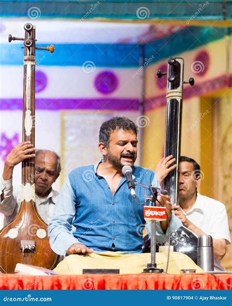 Acclaimed Carnatic Music Singer T M Krishna In Concert Editorial Photo ...