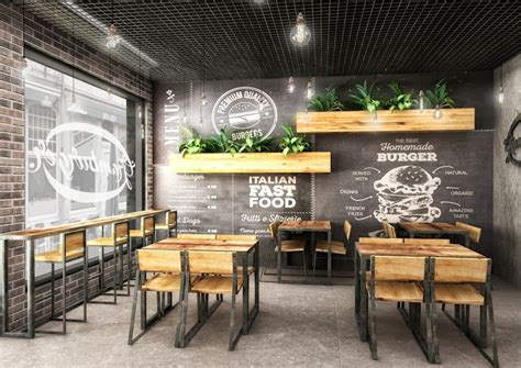 Fast Food Restaurant Design Layout