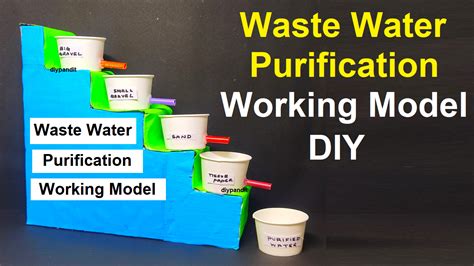 waste water purification working model using paper cups - Science ...