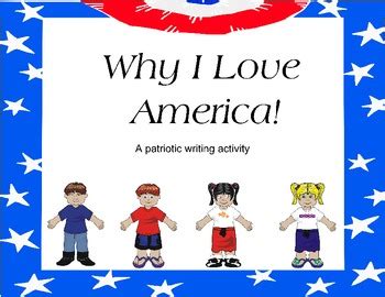 Why I Love America by Altair Mama | Teachers Pay Teachers