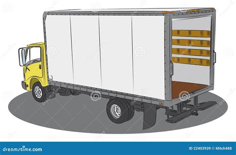 Delivery Truck Drawing Royalty Free Stock Images - Image: 22403939