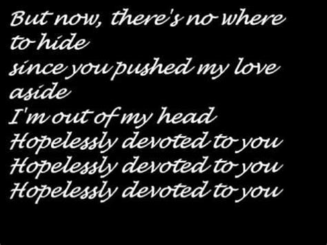 (Grease) Olivia Newton John - Hopelessly Devoted To You (Lyrics) | Yours lyrics, Lyrics ...