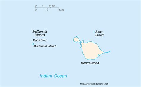 Map Heard Island and McDonald Islands, Country Map Heard Island and McDonald Islands