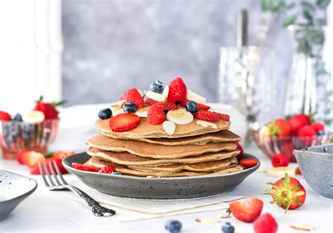 Paleo Banana Flour Pancakes — Foodborne Wellness