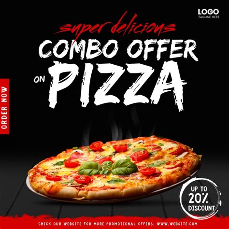 Combo Pizza Offer Template | PosterMyWall