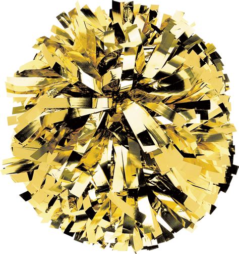 Silver Cheer Pom Poms Clipart - Large Size Png Image - PikPng