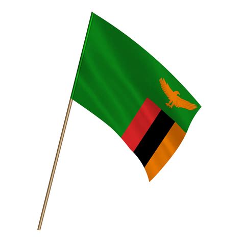 Isolated national flag of Zambia 23636376 PNG