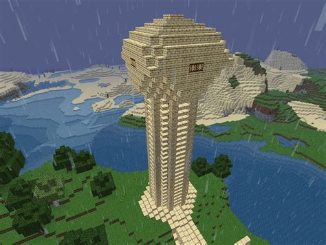 Working Redstone Lighthouse Minecraft Project