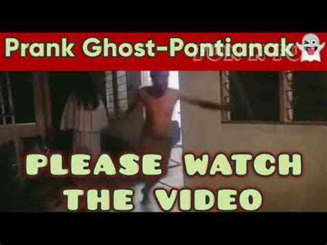 PRANK GHOST - PONTIANAK IN-FRONT ROOM - YouTube
